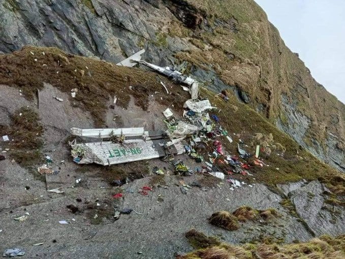 Wreckage of a plane carrying 22 people was located in the mountains of Nepal.