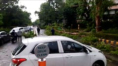 Delhi News: Capital receives thuderstorms, heavy rains, brings relief from scorching heat | ABP News