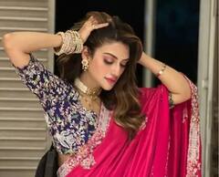 Nusrat Jahan Pics: બંગાળી અભિનેત્રી નુસરત જહાંએ પિંક સાડીમાં ફોટોશુટ કરાવી ચાહકોનું દિલ જીત્યું