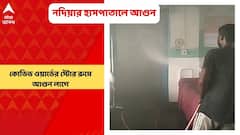 Nadia Hospital: নদিয়ার তেহট্ট মহকুমা হাসপাতালে আগুন, কালো ধোঁয়ায় ঢাকল কোভিড ওয়ার্ড | Bangla News