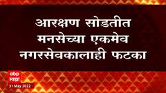 MNS Election : आरक्षण सोडतीत मनसेच्या एकमेव नगरसेवकालाही फटका, वॉर्ड क्र. 170 झाला महिला आरक्षित