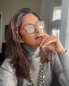 Actrss Nadhiya: நஸ்ரியா, ராஷ்மிகாலாம் ஓரமா போங்க... நதியா க்யூட் க்ளிக்ஸ்!