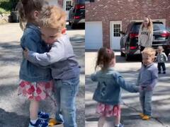 दो मासूम बच्चों की इस मुलाकात ने जीता लोगों का दिल, देखिए ये Cute Video