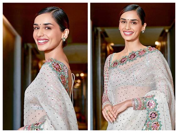Manushi Chhillar Pics: 'ना कजरे की धार, ना मोतियो के हार...' साड़ी पहने सिंपल लुक में भी सुंदर लग रही हैं मानुषी छिल्लर Manushi Chhillar Pics: 'ना कजरे की धार, ना मोतियो के हार...' साड़ी पहने सिंपल लुक में भी सुंदर लग रही हैं मानुषी छिल्लर