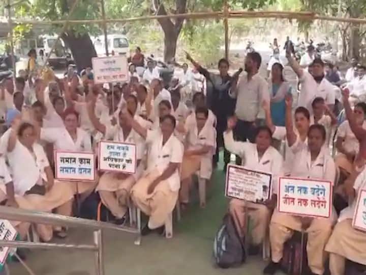 Maharashtra Nurse Strike government promises to solve all the problems in the next three months Nurse Strike : परिचारिकांचा संप मागे, येत्या तीन महिन्यात सर्व प्रश्न सोडवण्याचं सरकारचं आश्वासन