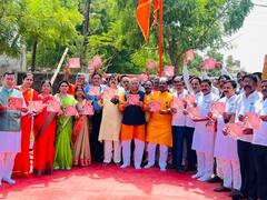 Photo Story: राज-फडणवीसांनंतर उद्धव ठाकरेंची सभा गाजणार; अशी सुरु आहे तयारी...