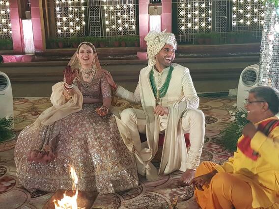 Deepak Chahar Wedding Photos: शादी के बंधन में बंधे दीपक चाहर, जया भारद्वाज संग लिए सात फेरे