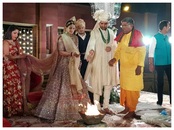 IN PICS | Indian Cricketer Deepak Chahar Ties Knot With Longtime Girlfriend Jaya Bhardwaj In Agra