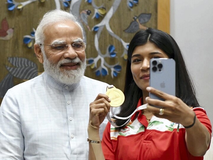 WATCH: PM Modi Interacts With Women Boxers Nikhat Zareen, Manisha Moun, Parveen Hooda