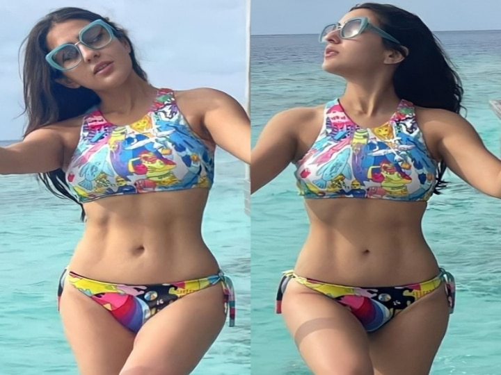 sara ali khan bikini : பிகினியில் மொத்த அழகையும் காட்டிய தனுஷ் பட ஹீரோயின்...! இன்ஸ்டாவில் உருகிய ரசிகர்கள்..!