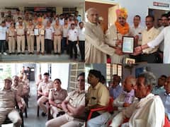 Jhunjhunu News: अपराधियों पर अंकुश लगाने से ग्रामीण खुश, थानाधिकारी सहित पूरे स्टाफ को किया सम्मानित