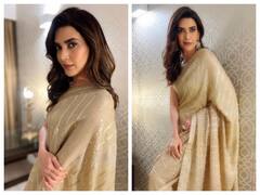 Karishma Tanna Photos: साड़ी में बला की खूबसूरत लगीं करिश्मा तन्ना, कातिलाना अदाएं देख आप भी हो जाएंगे फिदा