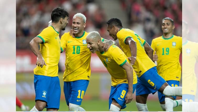 South Korea 1-5 Brazil: Neymar penalties help Selecao ease to comfortable win, know details South Korea vs Brazil: জোড়া গোল নেমারের, ফ্রেন্ডলি ম্যাচে দক্ষিণ কোরিয়াকে বড় ব্যবধানে হারাল ব্রাজিল