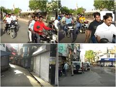 Rajasthan के बारां में चाकूबाजी की घटना के बाद तनाव, VHP कार्यकर्ता सड़कों पर घूमकर दुकानों को करा रहे बंद, देखें तस्वीरें