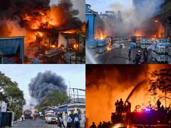 Vadodara News: केमिकल फैक्ट्री में भीषण आग लगने से सात लोग घायल, तस्वीरों में देखें भयानक मंजर