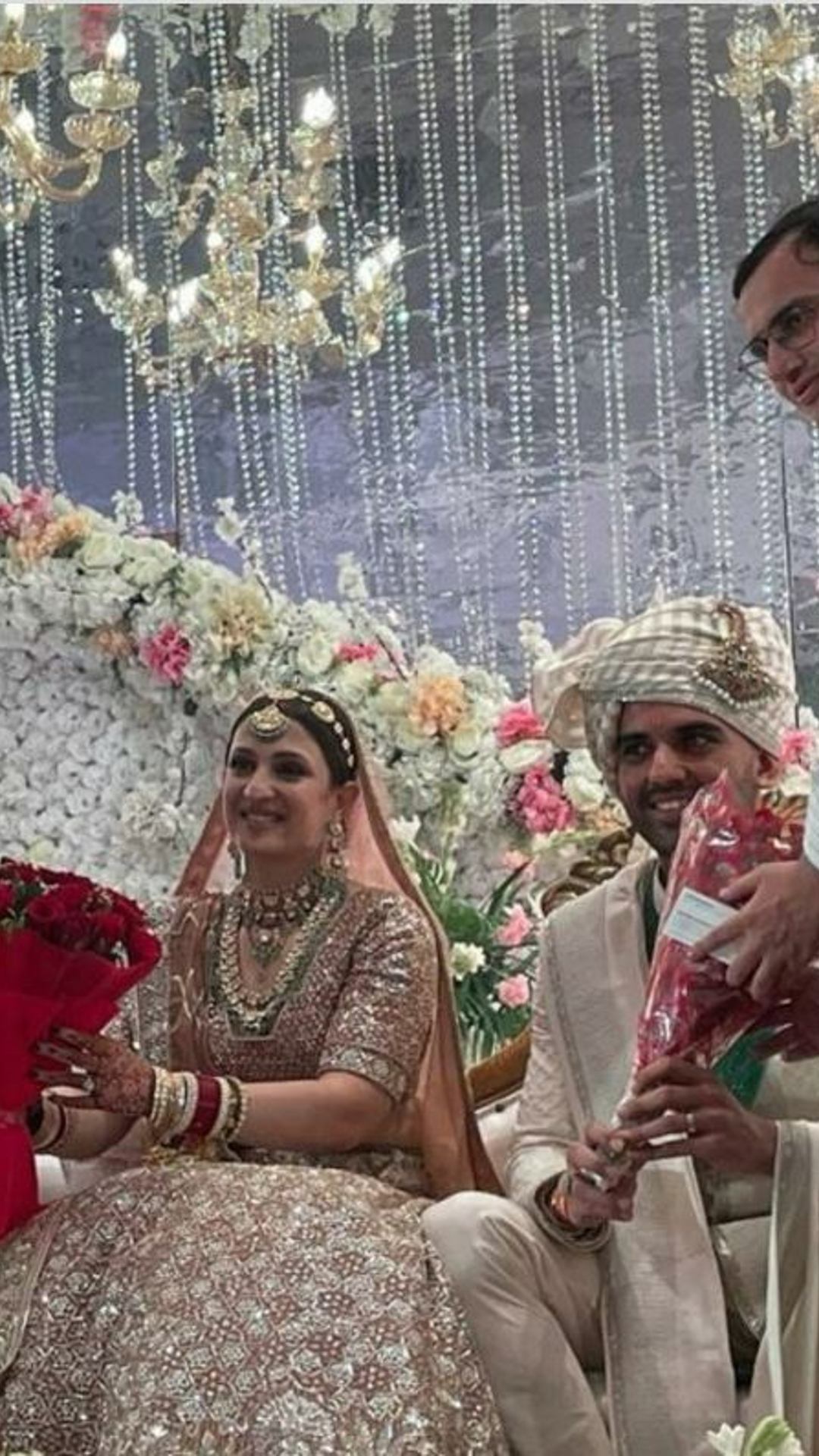 Richa-Ali Wedding: Couple Looks Royal At Reception Party