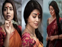 Shriya Saran Pics: 'RRR' एक्ट्रेस श्रिया सरन का बिकिनी के बाद साड़ी में दिखा ट्रेडिशनल अवतार, खूबसूरती से हटा नहीं पाएंगे नजर