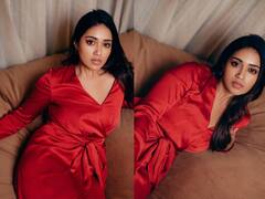 Actress Nivetha pethuraj : பௌர்ணமி நிலவே என் ஒளி நீயடி.. நடிகை நிவேதா பெத்துராஜ் லேட்டஸ்ட் க்ளிக்ஸ்!