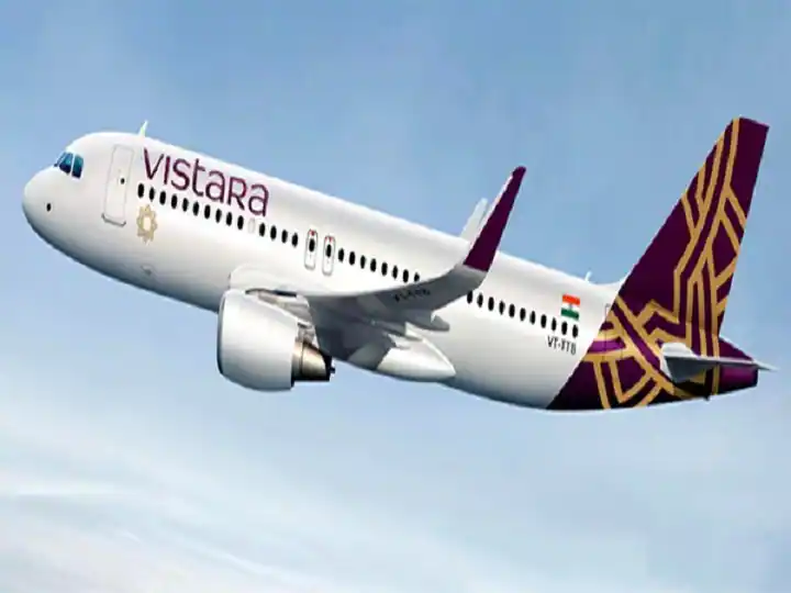 Vistara Airlines Starts Offering live TV Service on board first Indian airline to do so Vistara Airlines Live TV Service: विस्तारा के यात्री उड़ान के दौरान देख सकेंगे वर्ल्ड कप मैच, एयरलाइन में लाइव स्ट्रीमिंग शुरू