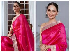 Manushi Chhillar Pics: पिंक साड़ी, सिंपल लुक उस पर ये कातिलाना मुस्कान...जिसे देख तेज हो रही हैं फैन्स के दिलों की धड़कनें