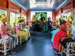 Classroom For School Children: ભંગારમાં જવાની હતી આ ડબલ ડેકર બસ, બનાવી દેવાયો બાળકોનો સુંદર ક્લાસ રૂમ, જુઓ તસવીરો