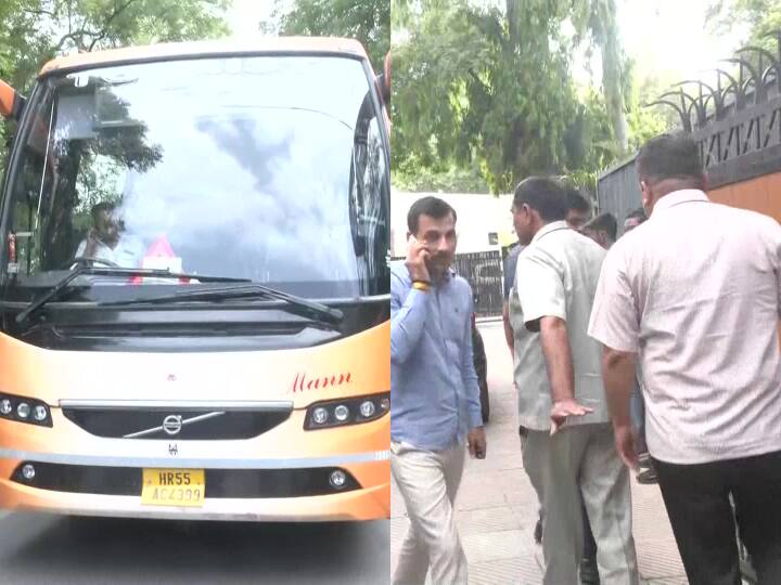 Haryana Congress MLAs have arrived at the residence of Bhupinder Singh Hooda bus reached ann Haryana Congress MLAs Shifting: भूपिंदर सिंह हुड्डा के आवास पर विधायकों को लेने पहुंची बस, इस होटल में बुक हुए 70 कमरे