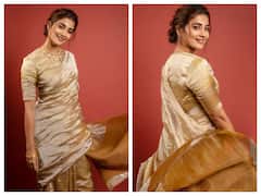 Pooja Hegde Photos: साड़ी पहने कमाल के पोज़ देतीं बला की खूबसूरत लगीं पूजा हेगड़े, कातिलाना अदाएं बना देंगी दीवाना!