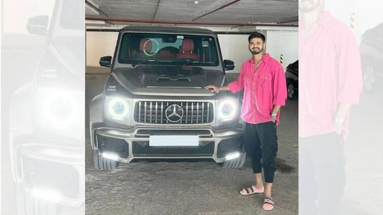 Indian Cricketer Shreyas Iyer buys Mercedes-AMG G 63 4MATIC priced at Rs 2.45 crore Shreyas Buys Mercedes SUV: বিলাসবহুল এই গাড়িটি কিনলেন শ্রেয়স, দাম শুনলে চমকে উঠবেন!