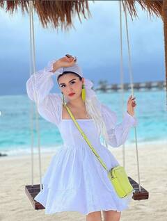 વ્હાઈટ ડ્રેસમાં સ્વર્ગની પરી લાગી રહી છે અવનીત કૌર, જુઓ તસવીરો