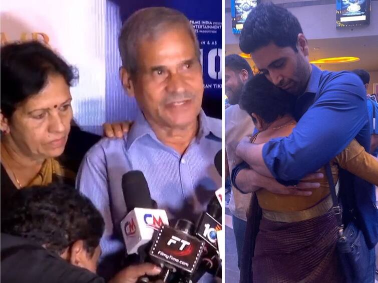 Major Sandeep Unnikrishnan Parents emotional after watching Major Movie with Adavi Sesh Major Movie: ‘నా కొడుకు చనిపోలేదు’ - ‘మేజర్’ మూవీ చూసి సందీప్ తండ్రి భావోద్వేగం