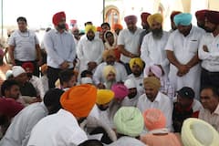 Punjab CM Mann Meets Late Singer Sidhu Moose Wala’s Family In Mansa As Locals Stage Protest