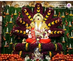 Dagdusheth Ganpati Temple: 'दगडूशेठ' गणपती मंदिराला शेषनागाच्या प्रतिकृतींची आकर्षक पुष्पसजावट