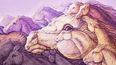 Optical Illusion: ছবিতে ঠিক কতগুলি ঘোড়া রয়েছে? সঠিক উত্তর দিতে পারবেন?