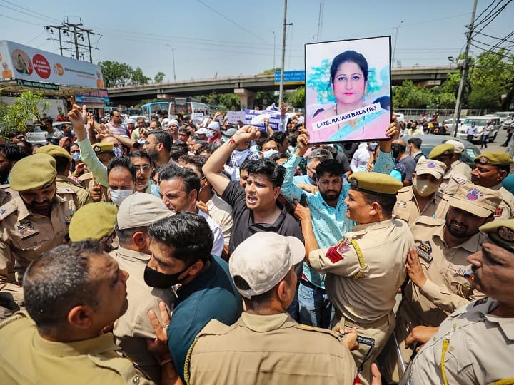 36-year-old Rajni Bala was a resident of the Samba district and posted at a government school in Jammu. (PTI)