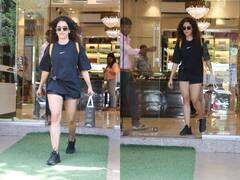 Sanya Malhotra Photos: कर्ली बाल, कातिल चाल...सान्या मल्होत्रा को देख फैंस के दिल में मच उठा बवाल