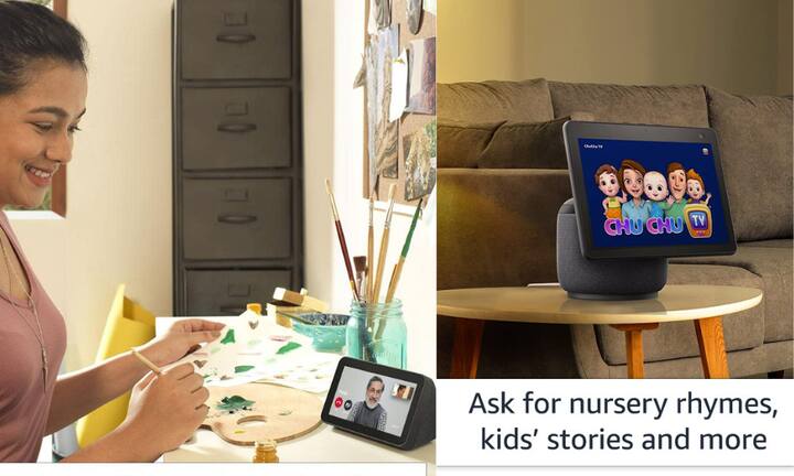 Best Gadget For Kids Echo Show 10 On Amazon Echo Show Price Echo Show Features speaker with Alexa गर्मी की छुट्टियों में बच्चों को बिजी रखना है तो जरूर खरीदें ये बेस्ट गैजेट