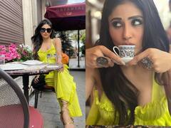Mouni Roy Photos: छोटे से कप में चाय का लुफ्त उठाती दिखीं मौनी रॉय, इस्तांबुल में लहराया हुस्न का परचम