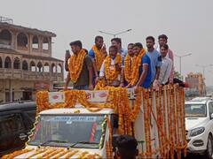 Ghazipur News: भारतीय पुरुष हॉकी टीम के सदस्य विष्णुकांत सिंह का हुआ जोरदार स्वागत, इंडोनेशिया में किया था शानदार प्रदर्शन