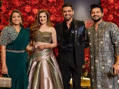 Deepak Chahar की शादी के रिसेप्शन में कुछ यूं नजर आए टीम इंडिया के सितारे, देखें तस्वीरें