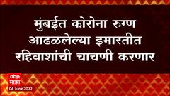 Mumbai Corona : मुंबईत दिवसभरात ७६३ नव्या कोरोना रूग्णांची नोंद, ३५२ रूग्ण कोरोनातून मुक्त