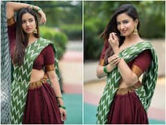 Pujita Ponnada Latest Photos: పదహారణాల తెలుగమ్మాయిలా పూజితా పొన్నాడ