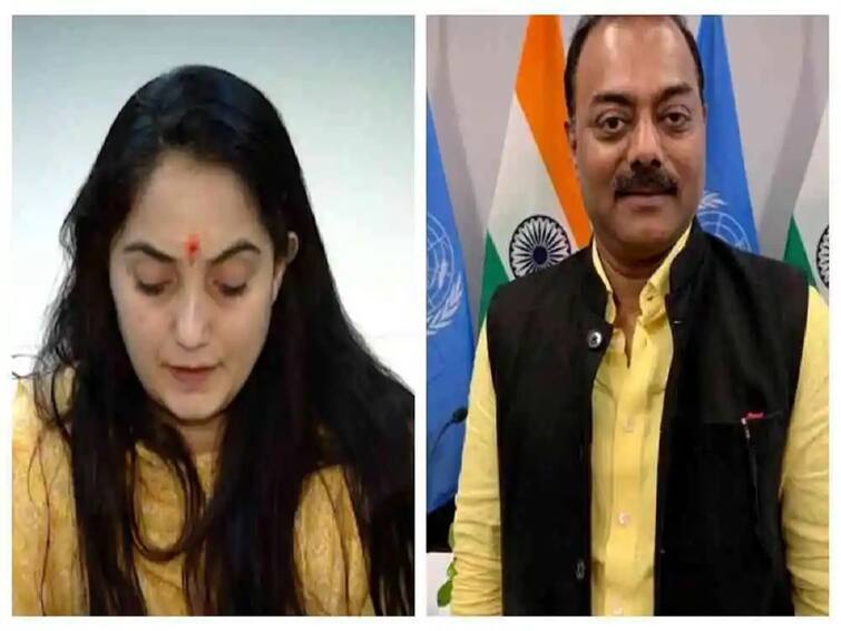 BJP suspends Nupur Sharma, Naveen Kumar Jindal over inflammatory remarks against minorities Bjp Suspends Nupur Sharma: பாஜக செய்தி தொடர்பாளர் நுபுர் சர்மா கட்சியிலிருந்து நீக்கம்: காரணம் இதுதான்?