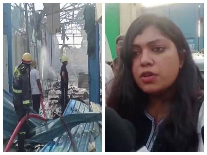 UP Hapur Factory Blast DM Medha Roopam Documents Safety Standards being investigated ANN Hapur Factory Blast: हापुड़ की फैक्ट्री में ब्लास्ट के बाद अब जागा प्रशासन, फैक्ट्रियों के निरीक्षण में जुटी डीएम, सुरक्षा मानकों की जांच