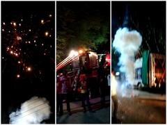 Aurangabad Sugarcane: ऊस तोडी यंत्राची गावकऱ्यांकडून मिरवणूक, हंगामातील सर्व तोडणी झाल्यानं उत्सव