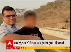 પ્રતાપ દુધાતની સિંહ સાથે સેલ્ફી, વનવિભાગે આપ્યા તપાસના આદેશ