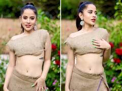 Urfi Javed Shocks Everyone By Wearing A DIY Dress Made Of A Sack