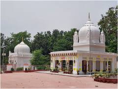 President Of India In Maghar: राष्ट्रपति के स्वागत के लिए सज धज कर तैयार हुआ मगहर, सुरक्षा के कड़े इंतजाम, देखें तस्वीरें