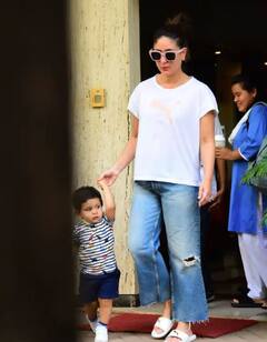 Kareena Spotted: ਕਰੀਨਾ ਦਾ ਹੱਥ ਫੜ ਕੇ ਘਰੋਂ ਨਿਕਲਿਆ ਛੋਟਾ ਜੇਹ ਅਲੀ ਖਾਨ, ਛੋਟਾ ਨਵਾਬ ਬਣ ਕੇ ਖੂਬ ਜਚਿਆ