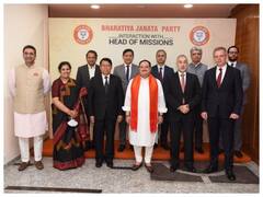 Know BJP: 'बीजेपी को जानो' पहल के तहत JP Nadda ने की विदेशी दूतों से बातचीत, अब तक 34 विदेशी दूत बने इसका हिस्सा