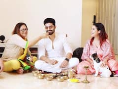 Jamai Sashti Pics: 'जमाई' गुरमीत चौधरी को लाड़-प्यार करती दिखीं देबिना बनर्जी की मां, एक्ट्रेस ने शेयर कीं तस्वीरें